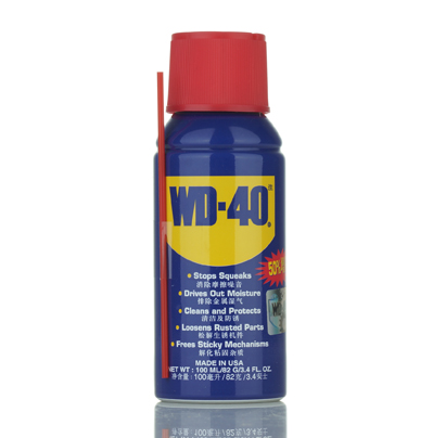 WD40除锈剂防锈润滑剂 金属 强力螺丝螺栓松动剂WD-40防锈油喷剂100ml